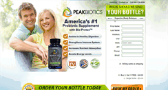 Desktop Screenshot of peakbiotics.com